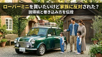 ローバーミニを買いたいけど家族に反対された?説得術と巻き込み方を伝授